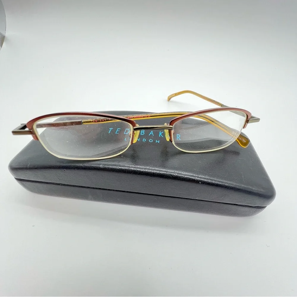 Ted Baker Unisex Tokyo Baby Eyeglasses in Brown | GUC